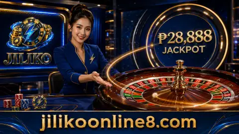 jiliko 747 live casino login: JILIKO live casino card table with dealer gesture, visible cards and waiting chips